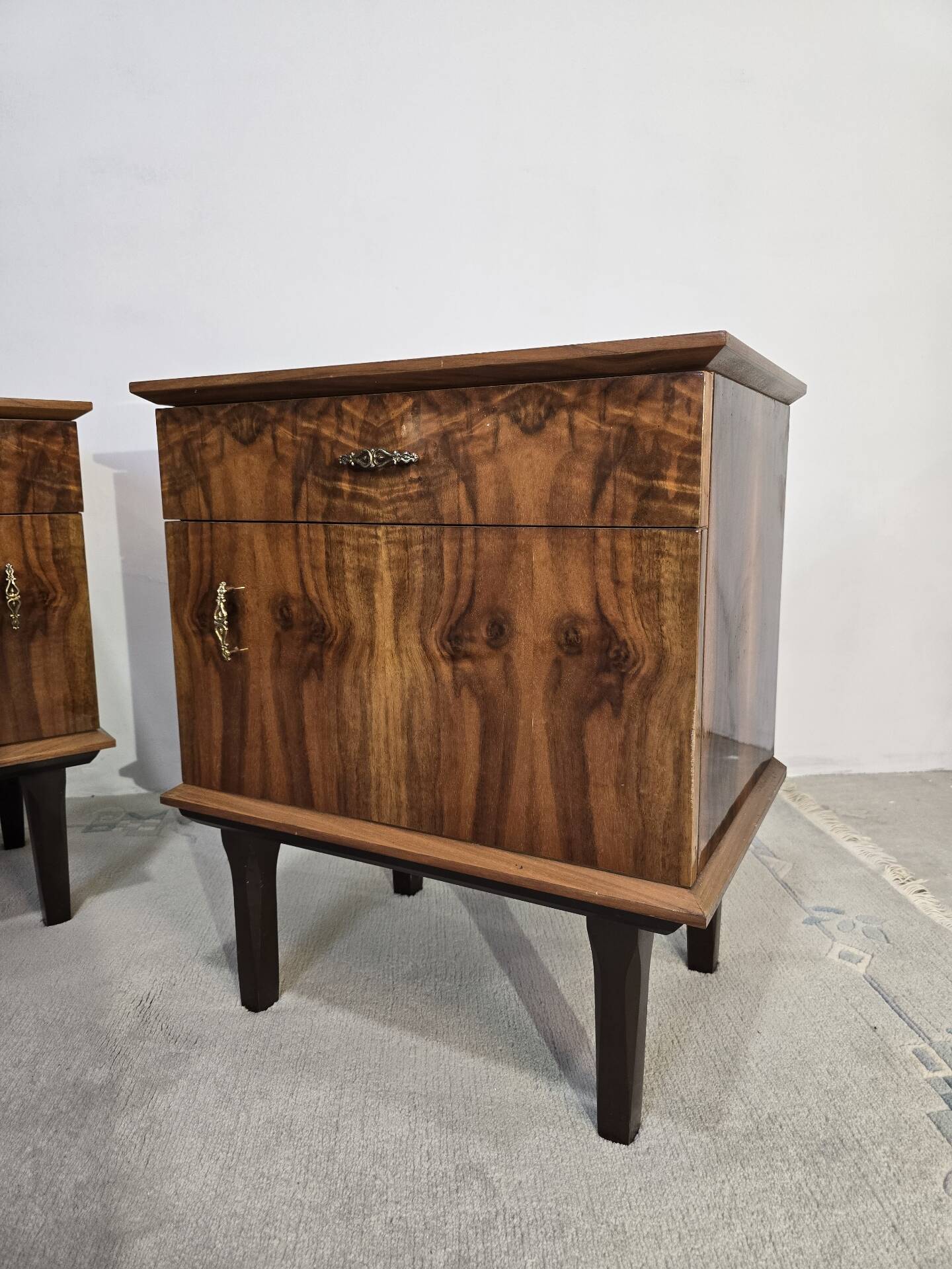 70s Walnut Nightstand