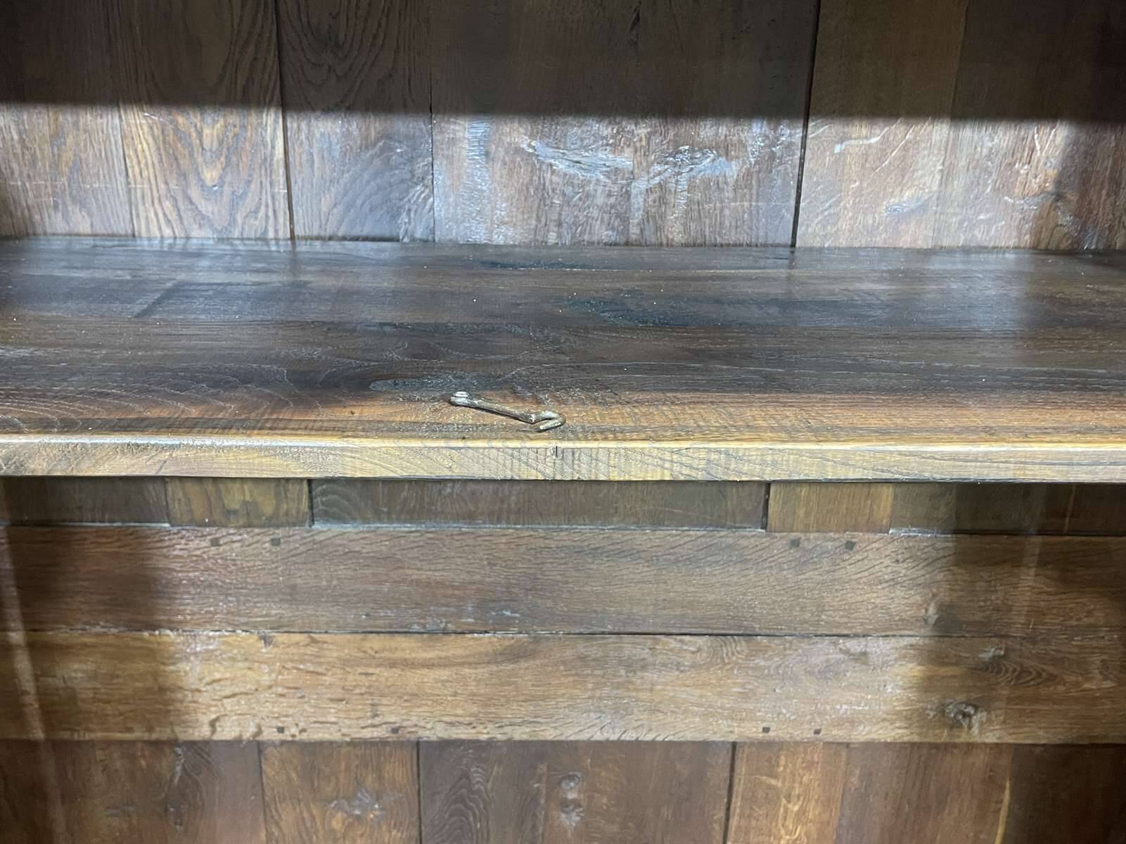 Empire wardrobe from the early 19th century in oak.