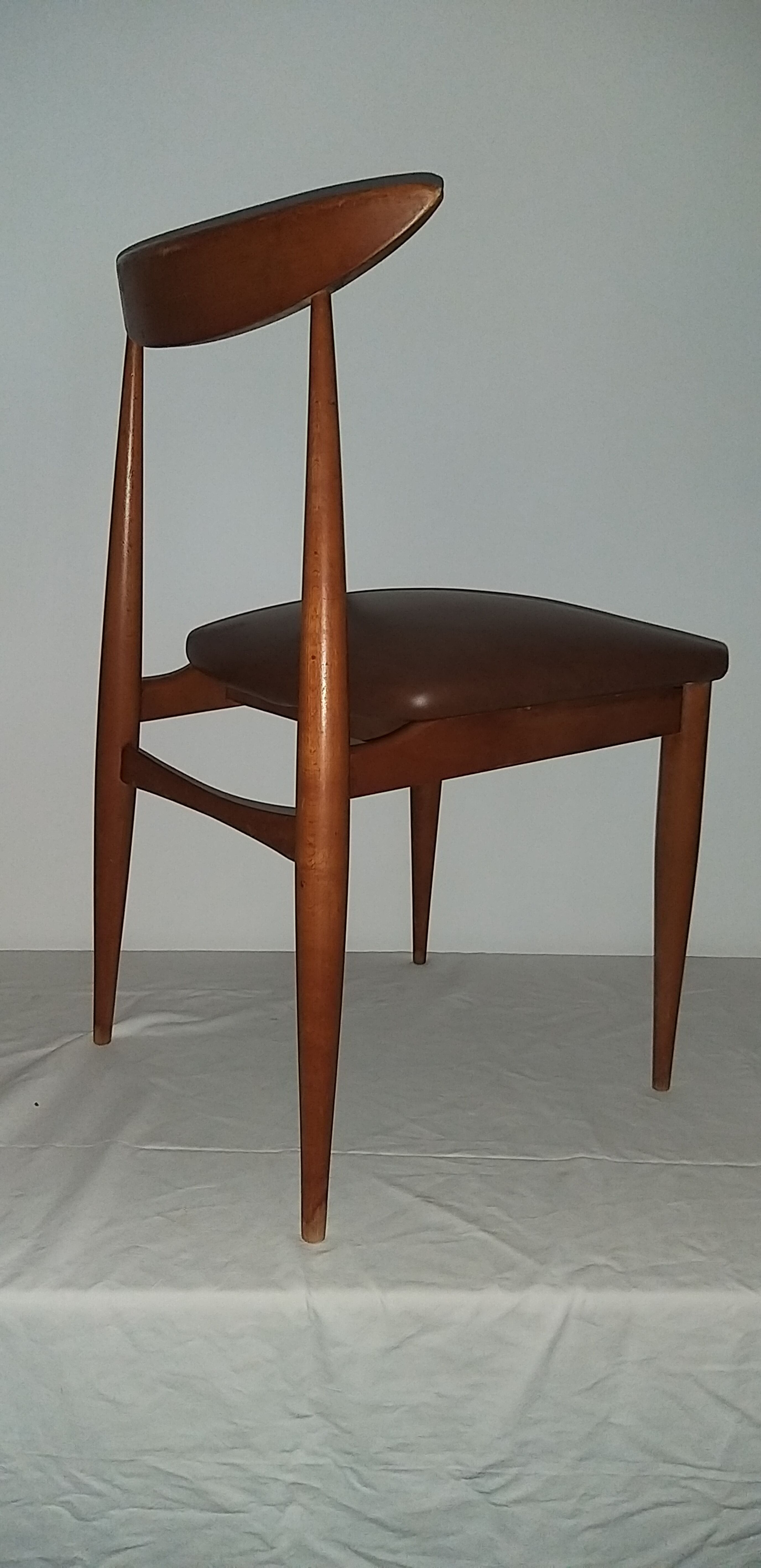 Set of 6 scandinavian chairs 50/60