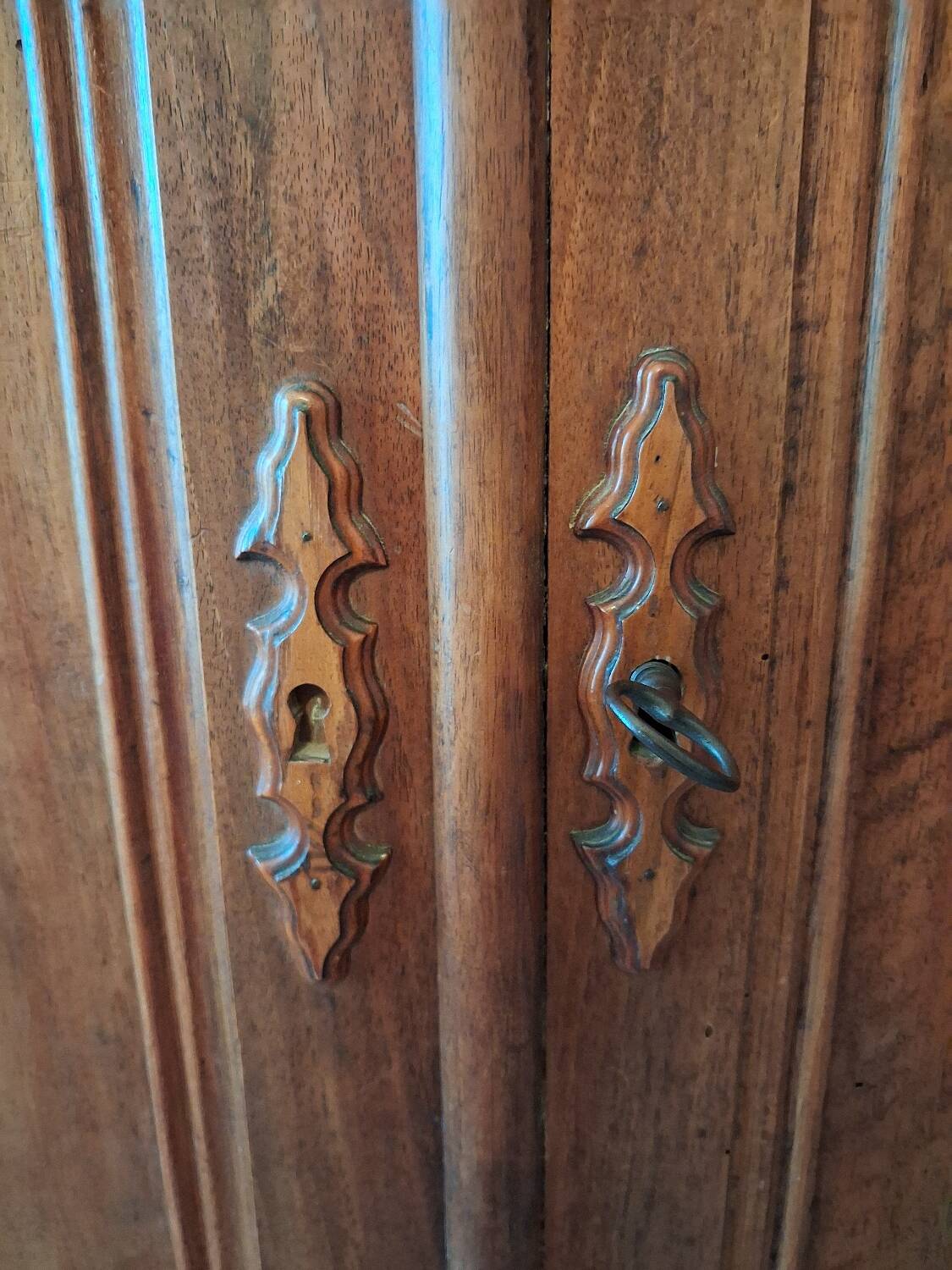Antique walnut wardrobe
