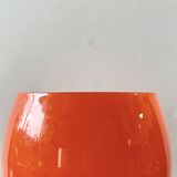 Vintage orange opaline pendant light - Space Age Design