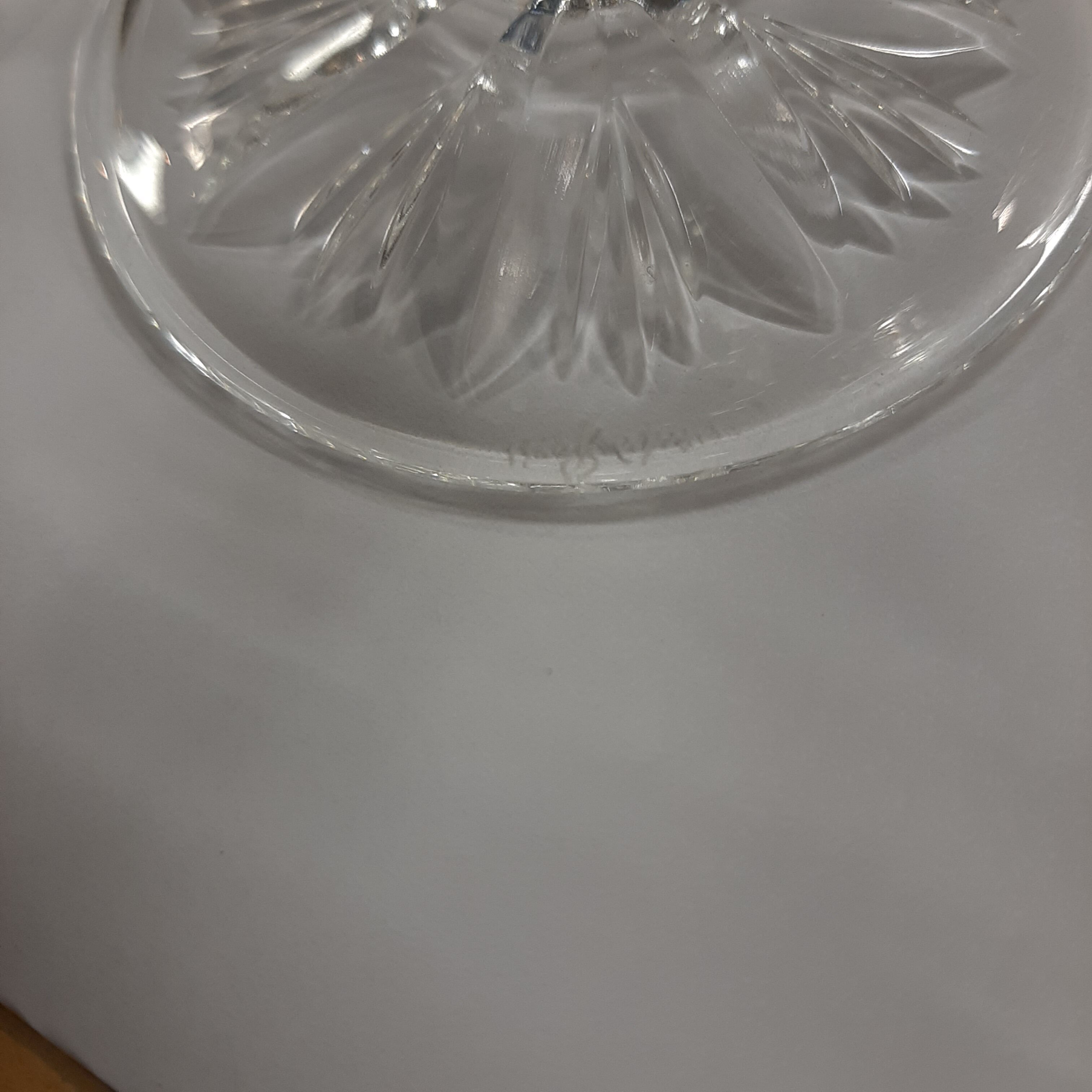 Old Paris crystal glasses