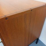 Vintage modernist enfilade ARP Minvielle by Guariche Mortier Motte teak