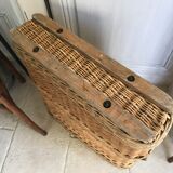 Rattan umbrella holder circa 1940