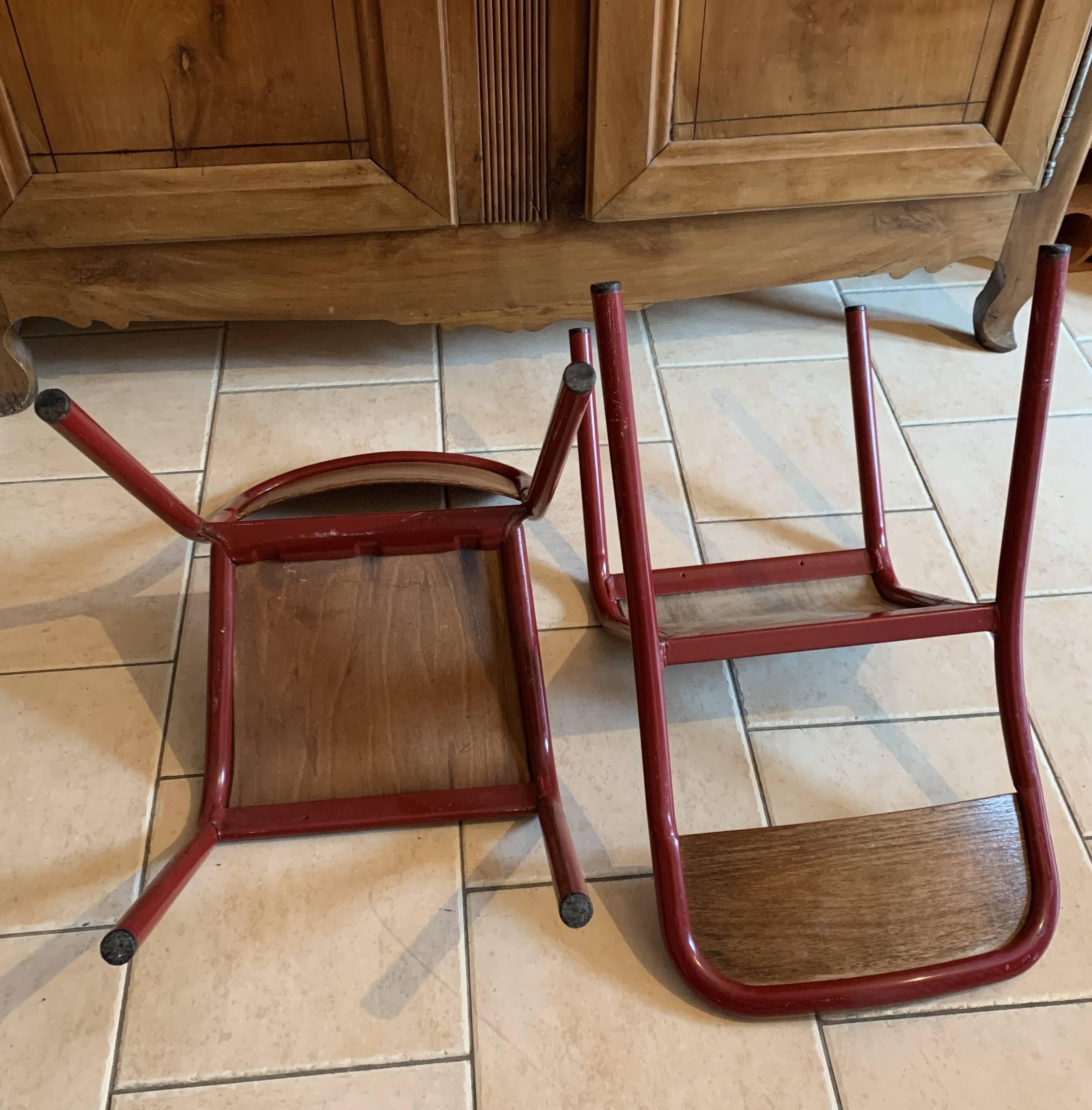 Vintage school chairs