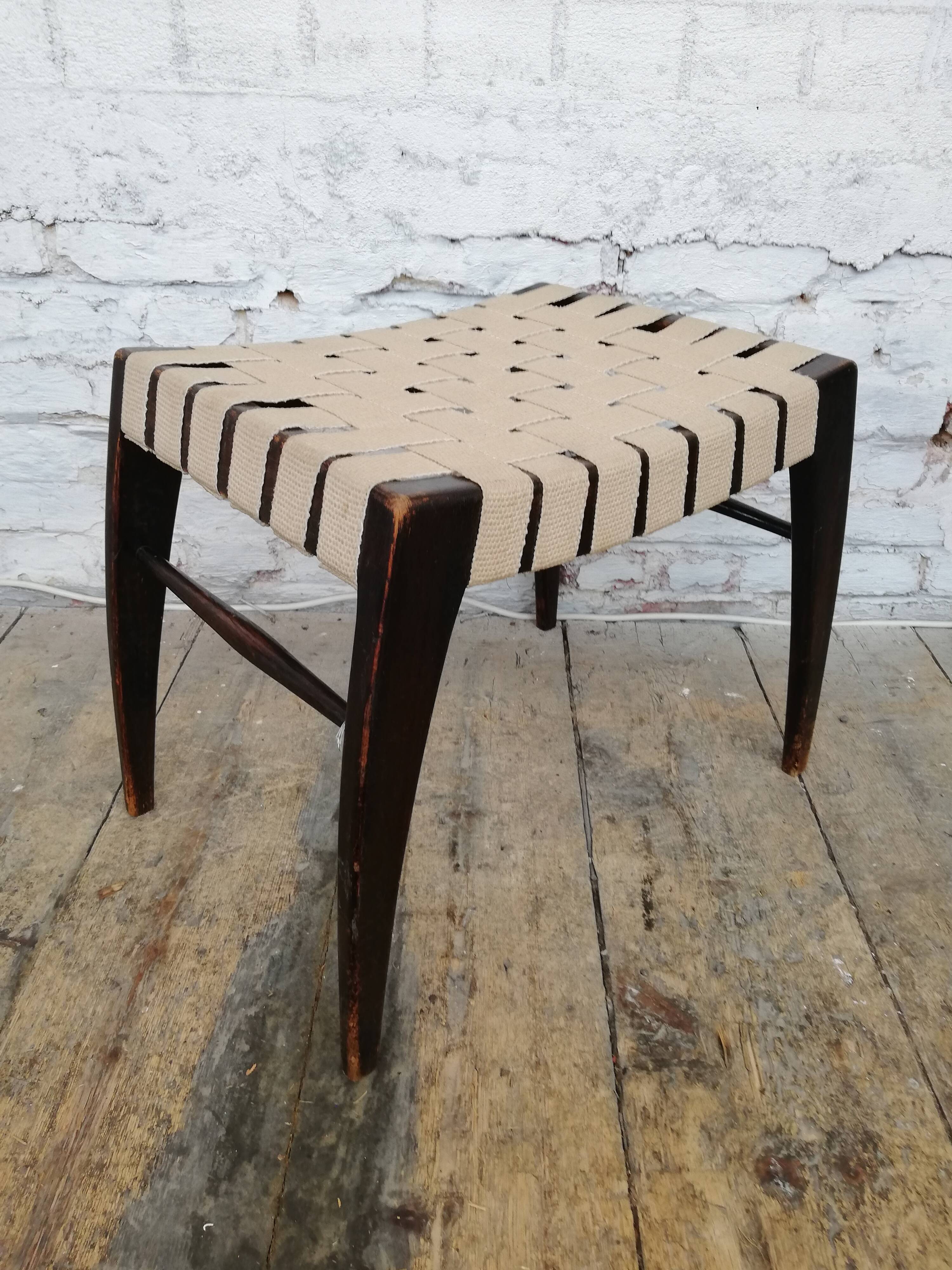 Footrest, Czech, art deco, Jan va neck, 1960
