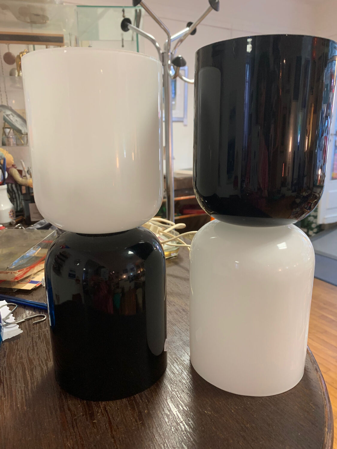 Pair of vintage table lamps from the 90s