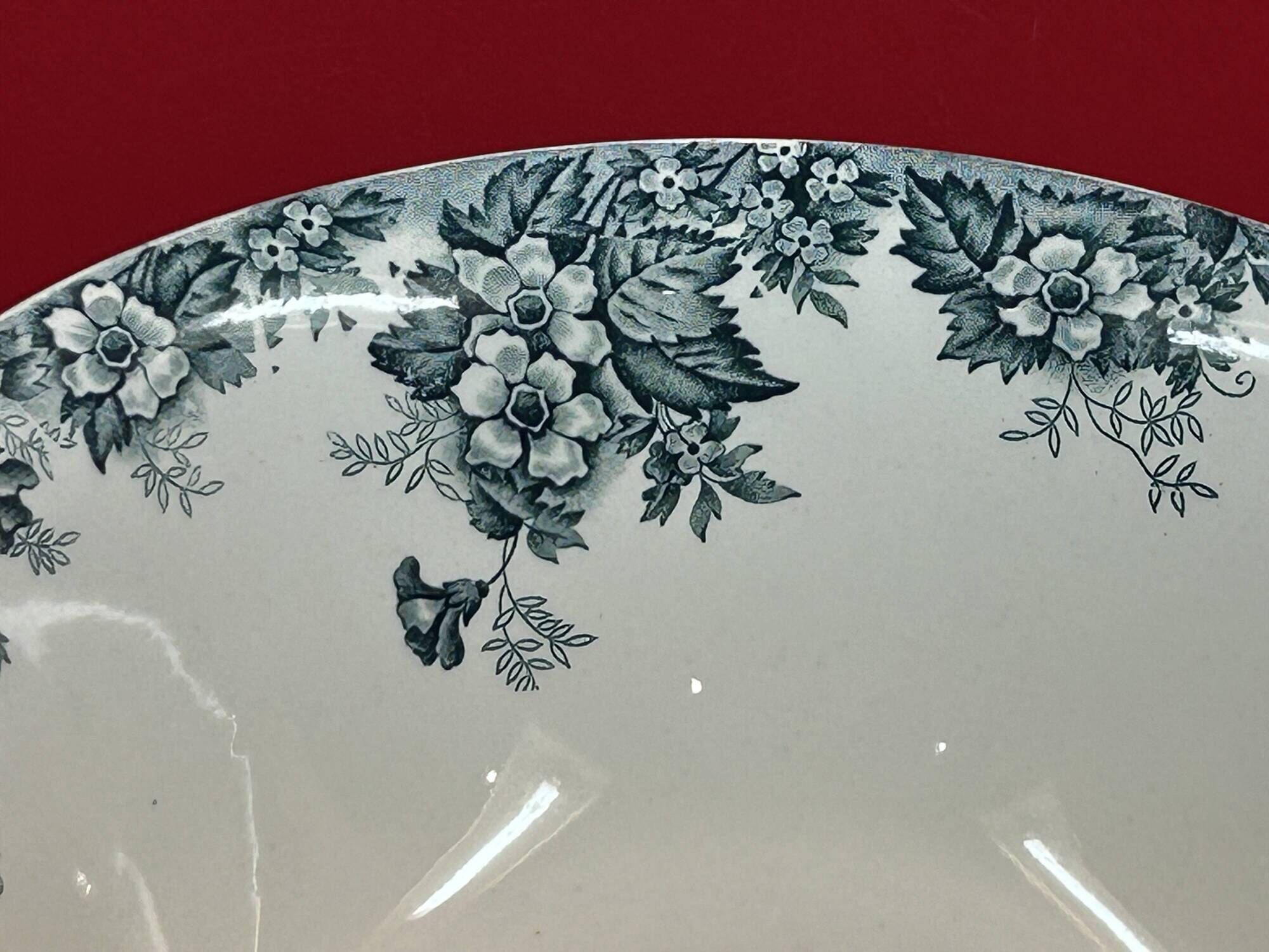 Large Salad Bowl St Amand Hamage Marie Louise Ironstone Ø 30cm