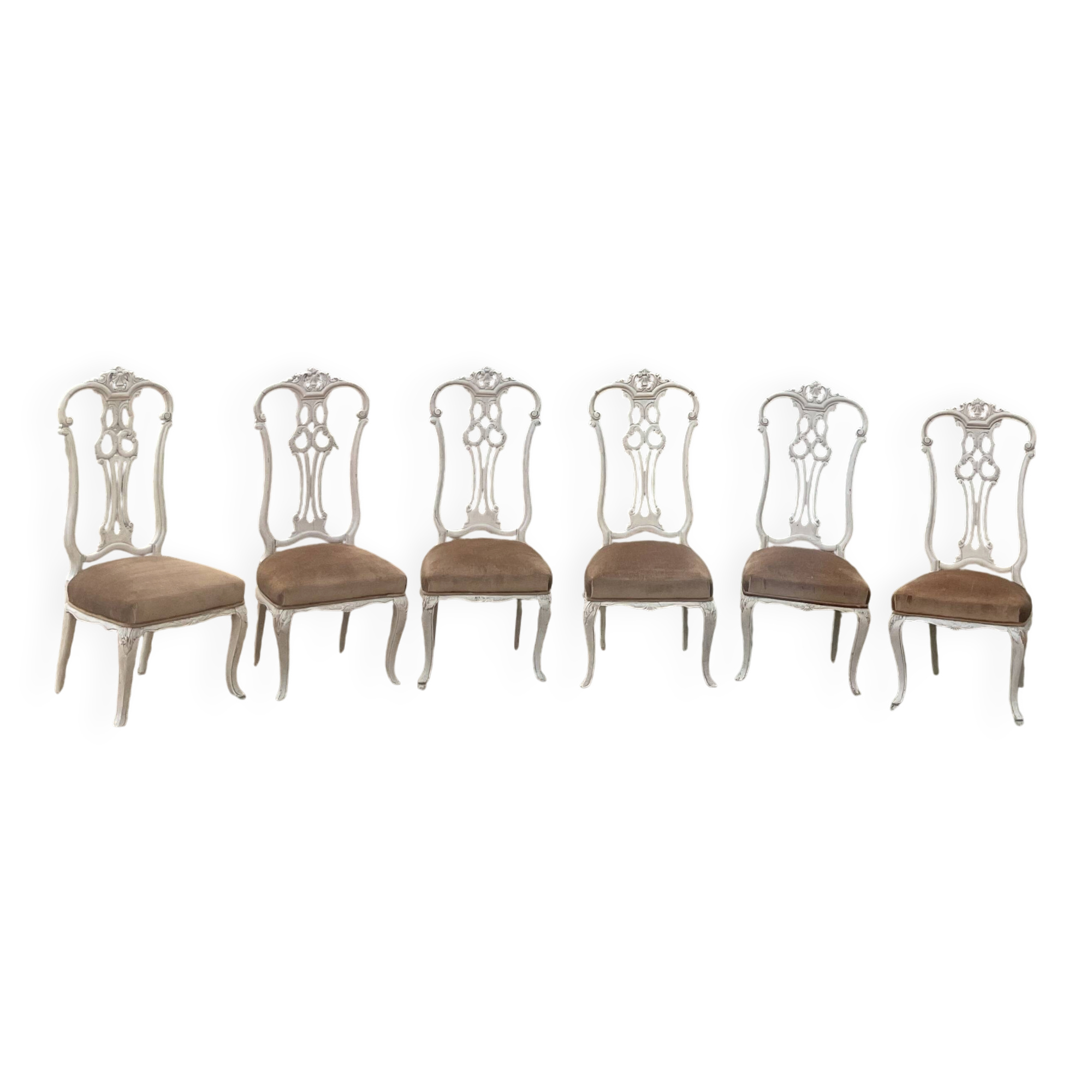 Six chaises gustaviennes