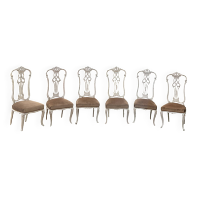 Six chaises gustaviennes