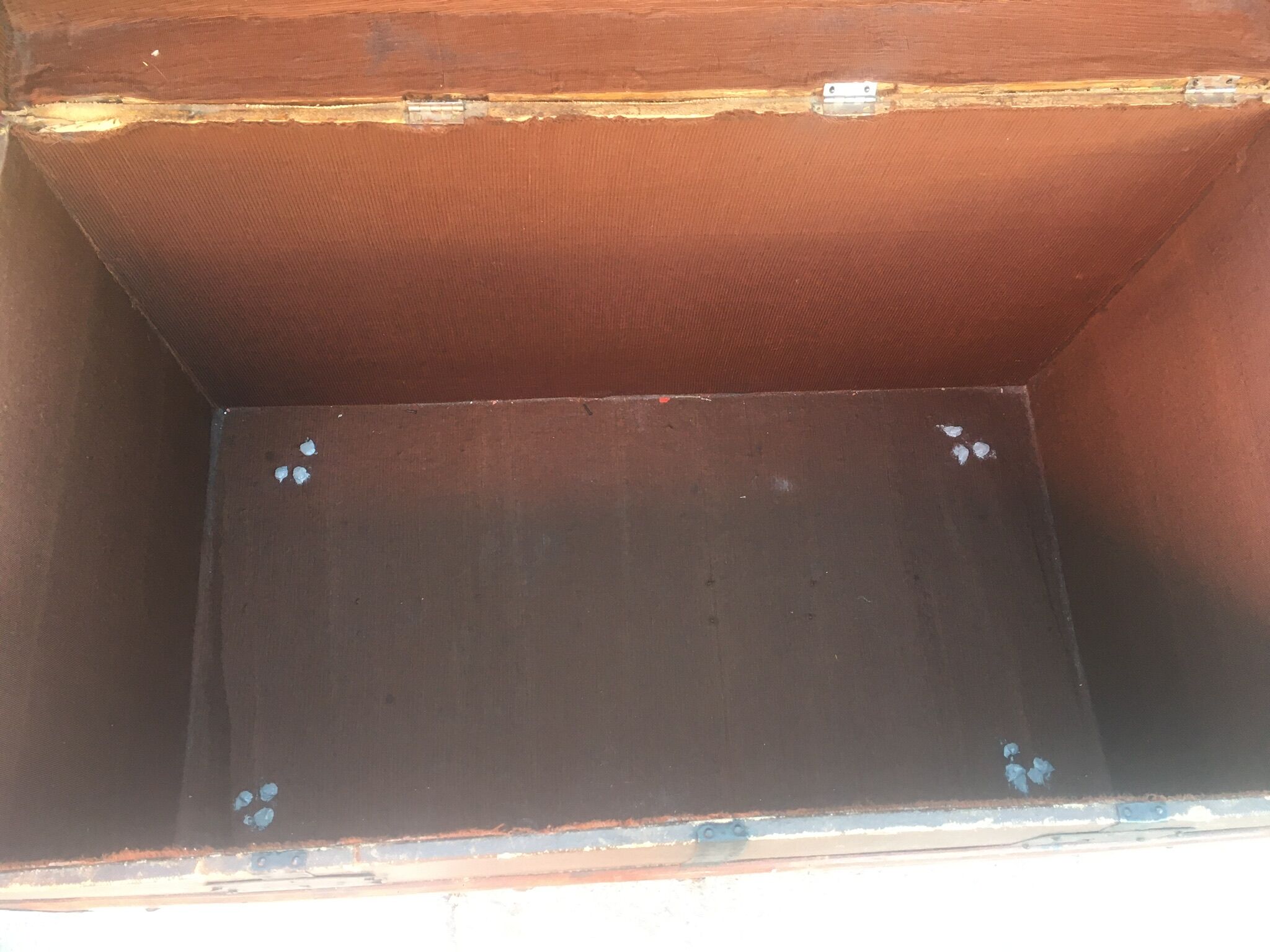 Vintage bulging trunk