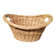Large vintage wicker/rattan basket