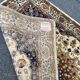 Handmade Persian wool rug gold Kabistan Saint Maclou 170x240cm