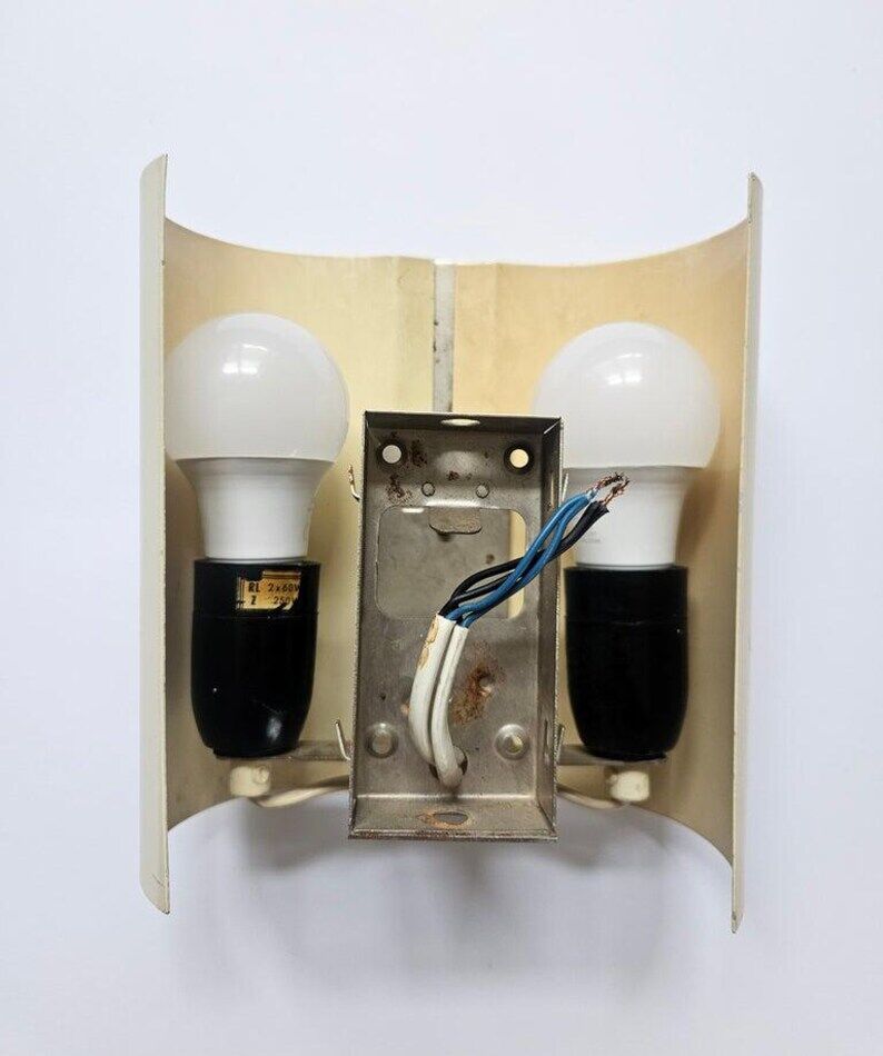 Extremely Rare Midcentury Wall Lamp, Italy, 1960s
