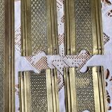 Antique brass cleanliness plates