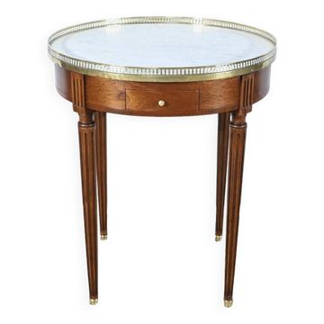 Mahogany Bouillotte Table, Louis XVI style – Mid 20th century