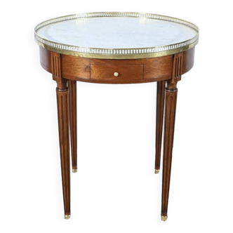 Table Bouillotte en Acajou, style Louis XVI – Milieu XXe