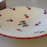 6 plates and flat K & G Luneville