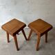 2 S01 stools by Pierre Chapo, 1970