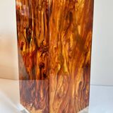 Large lucite vase, vintage Plexiglas