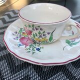Cup with saucer Luneville