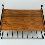 60s 70s teak shelf wall shelf telephone shelf string shelf Danish design
