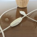 Lamp in rattan 60 70 years