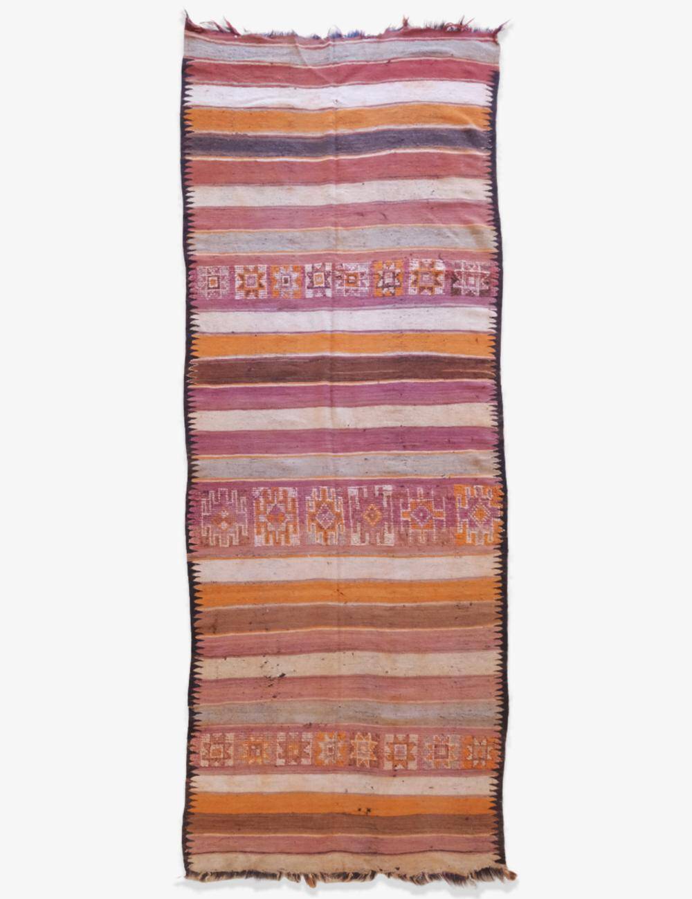 Vintage Berber Rug - 416 x 145 cm