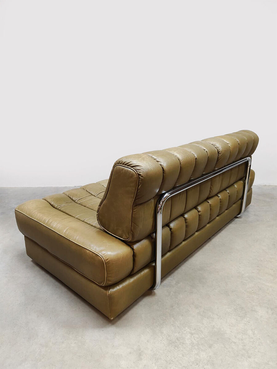 Vintage DS-85 leather daybed sofa De Sede