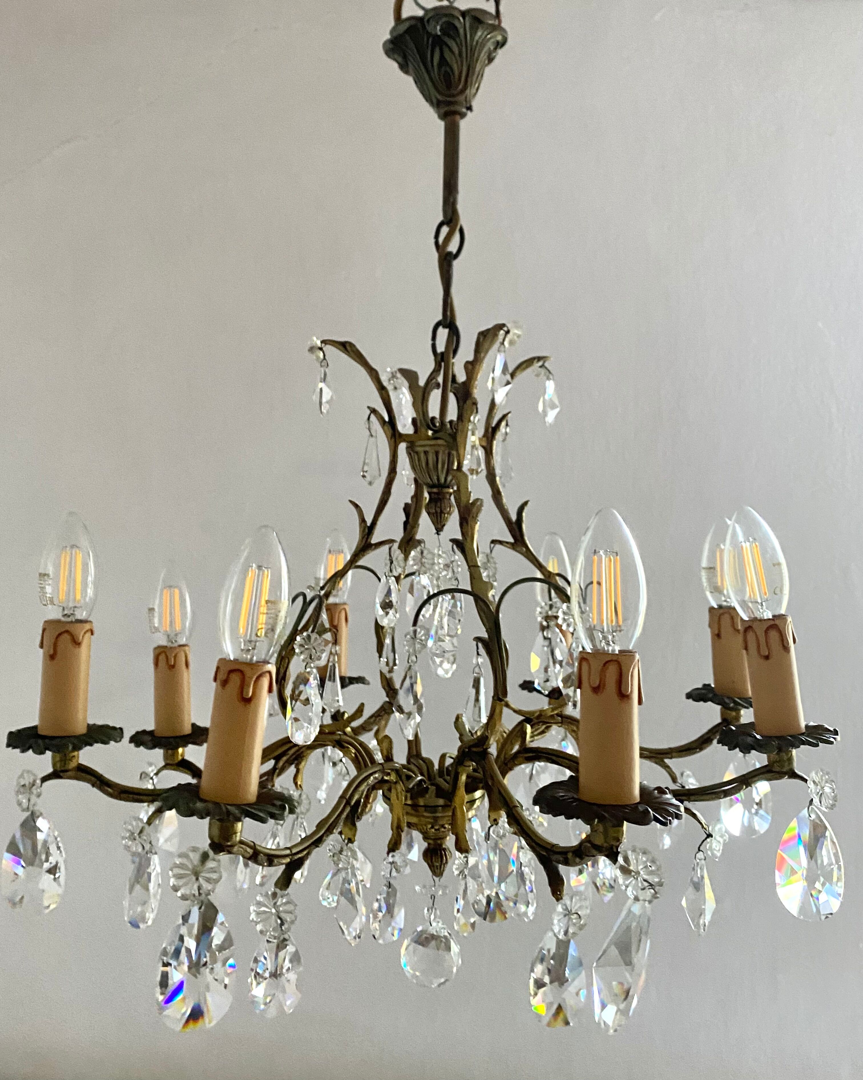 Chandelier with tassels