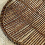 Duo of old wicker racks