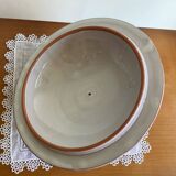 Vintage enameled pottery tureen