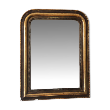 Grand miroir en bois doré de style Louis Philippe, France – fin du 19e siècle