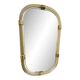 Classic Italian Gold Leaf Murano Glass Wall Mirror Duo – Torciglione Motif