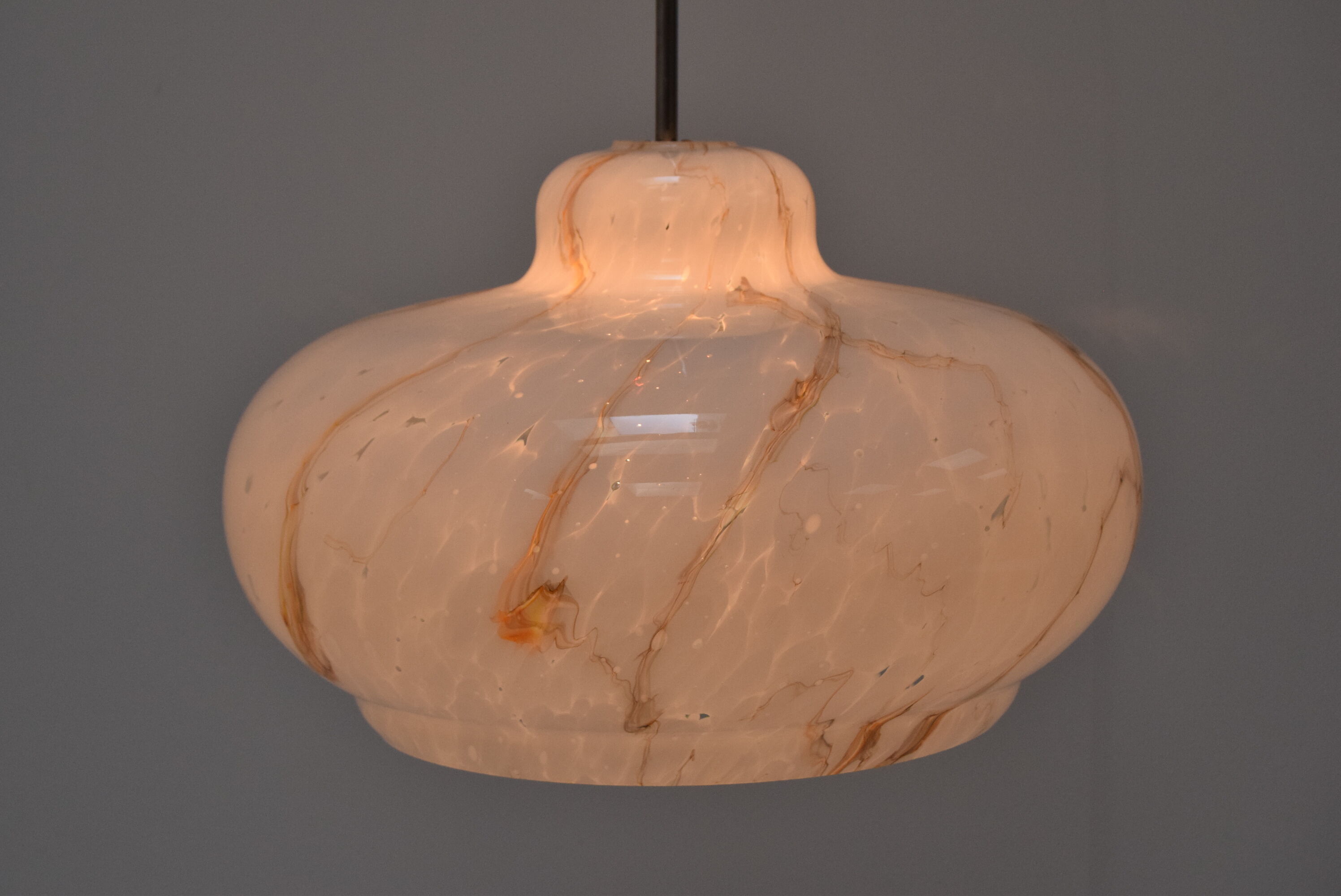 Mid-century glass pendant 1960's