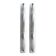 Contemporary Modern Clear Graniglia ”Canalina" Murano Glass Wall Sconce-Set