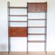 Free-standing teak bookshelf, Italy, 1960s