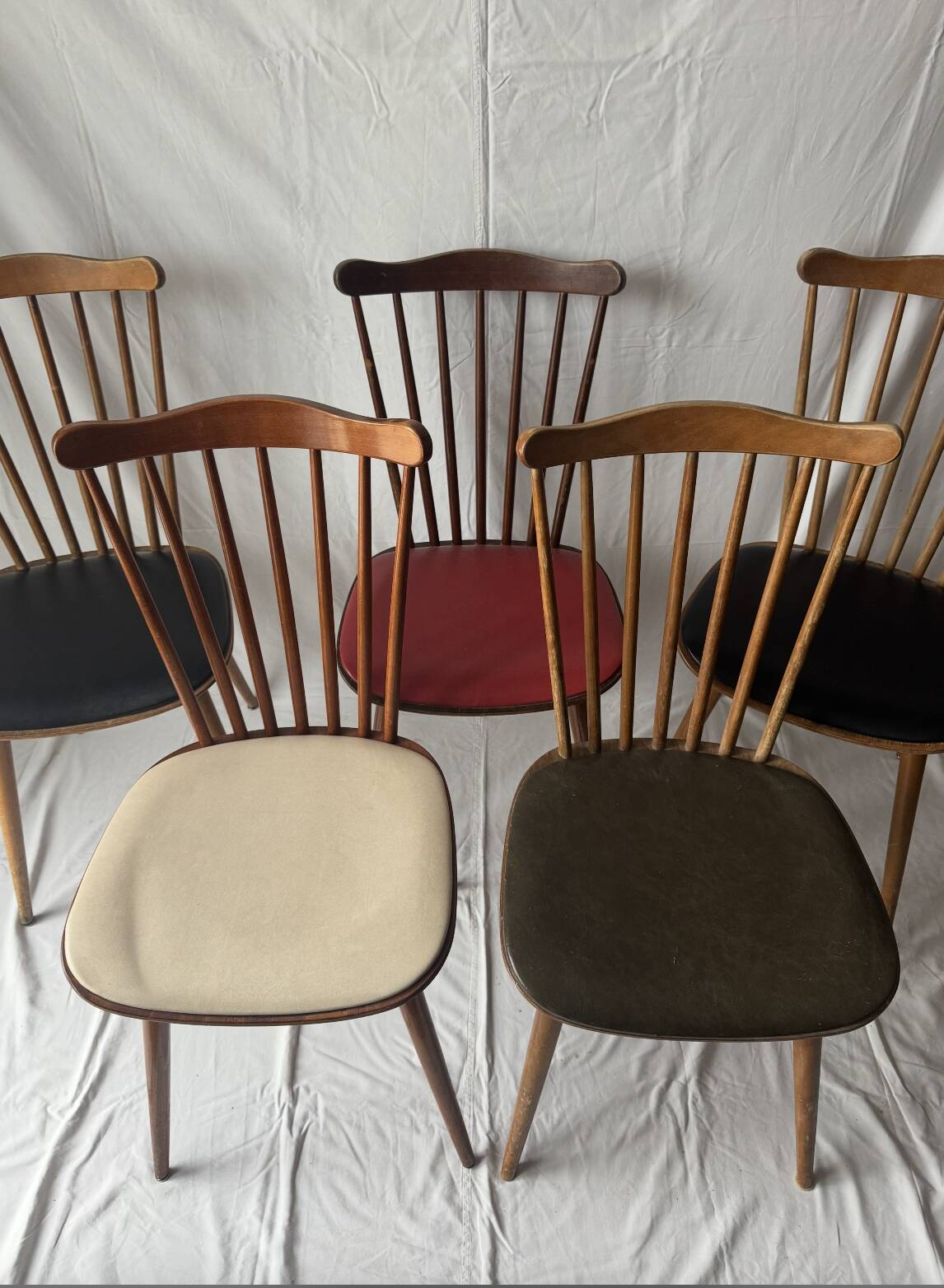 Set of Menuet chairs by Baumann