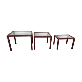 Set de 3 tables gigognes Pierre Vandel