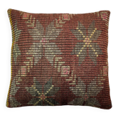 Housse de coussin kilim turc vintage, 55 x 55 cm