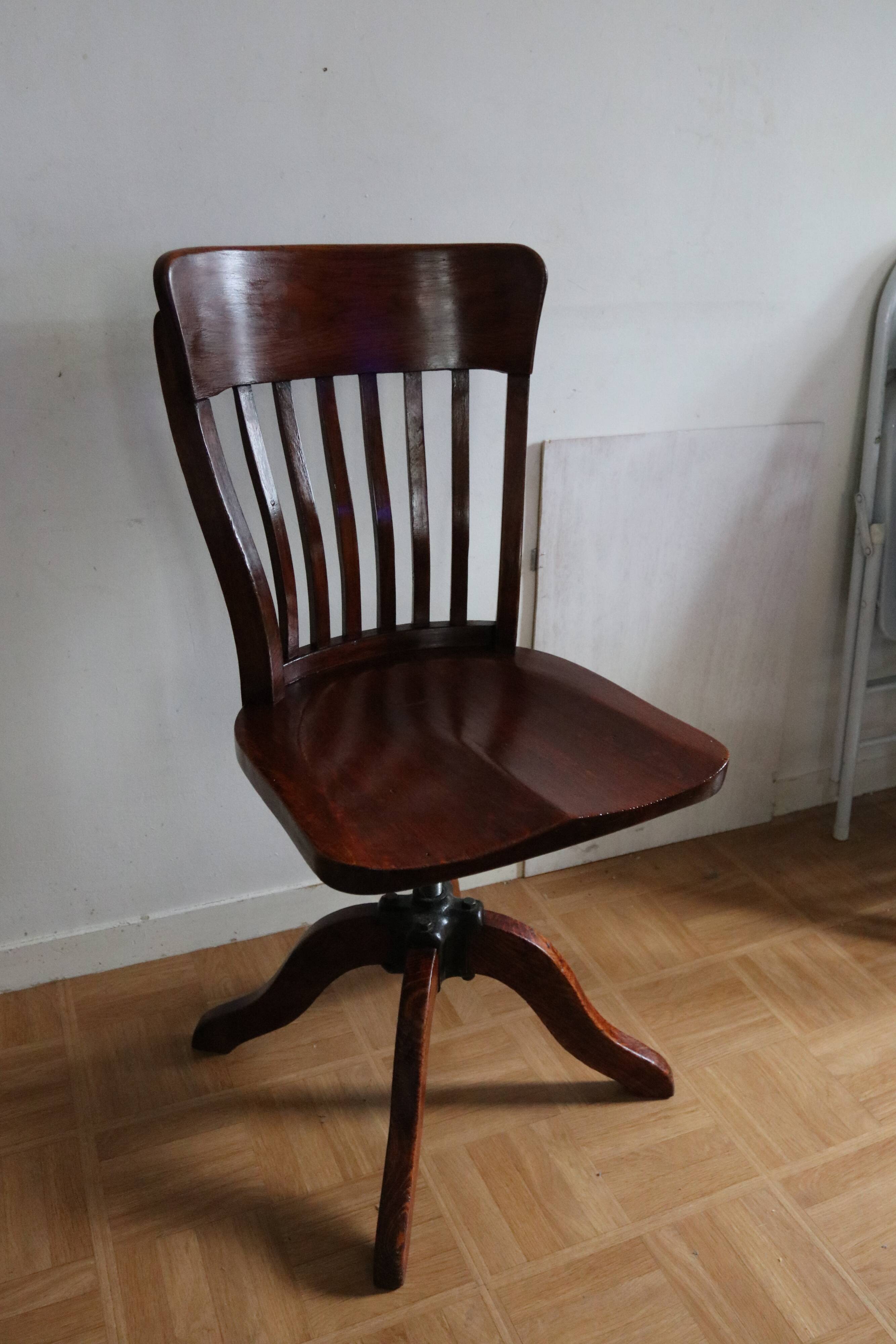 Old American wooden chair