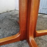 Danish teak dining table from the 1971s with extension cord