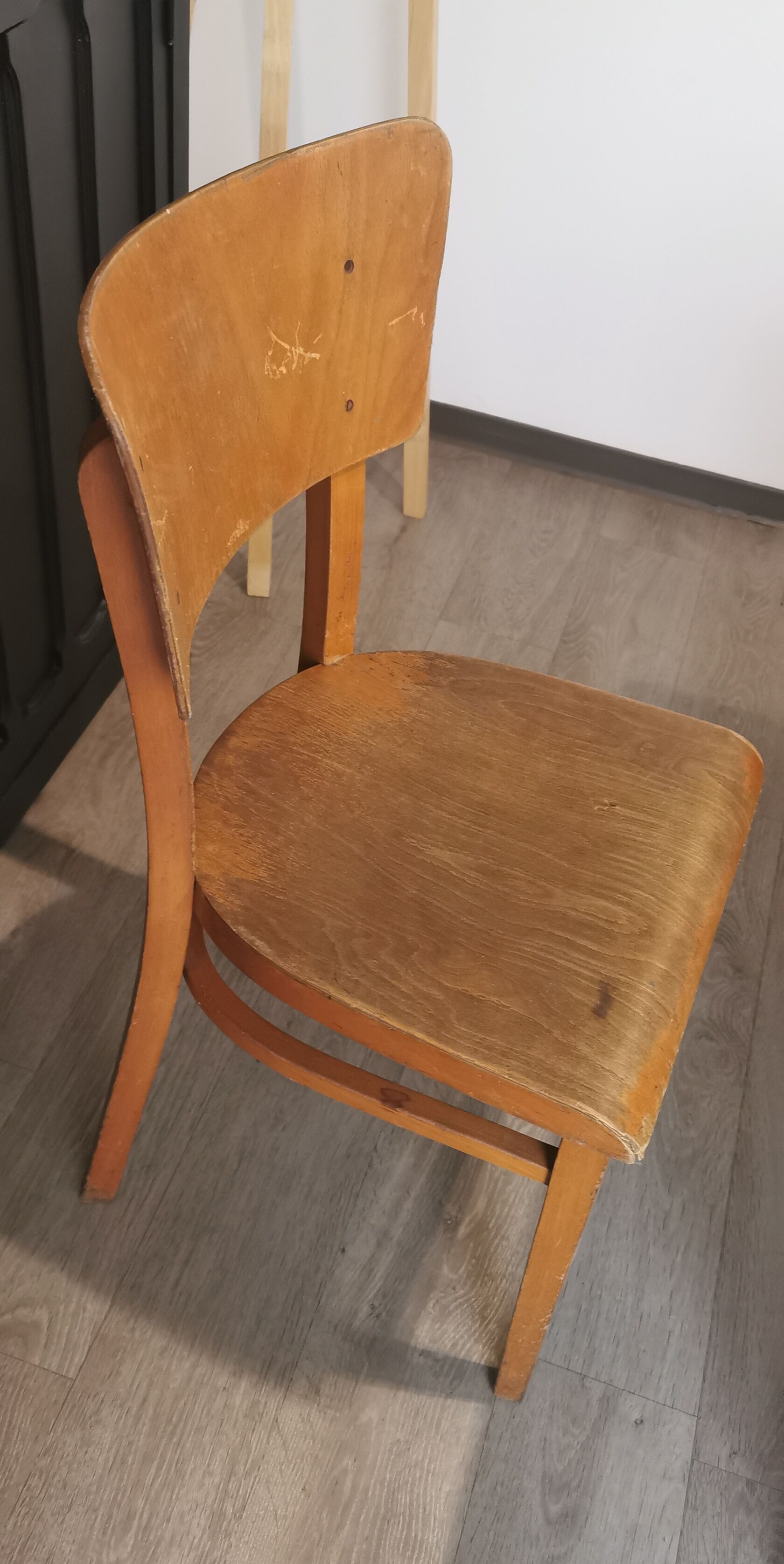 Set of 10 Thonet bistro chairs