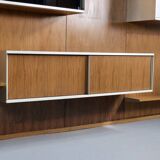 MODULAR WALL SYSTEM WITH ROSEWOOD PANELS GEORGES FRYDMAN 1970s