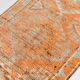 Orange & Beige Tribal Oushak Runner Rug, 88x362Cm