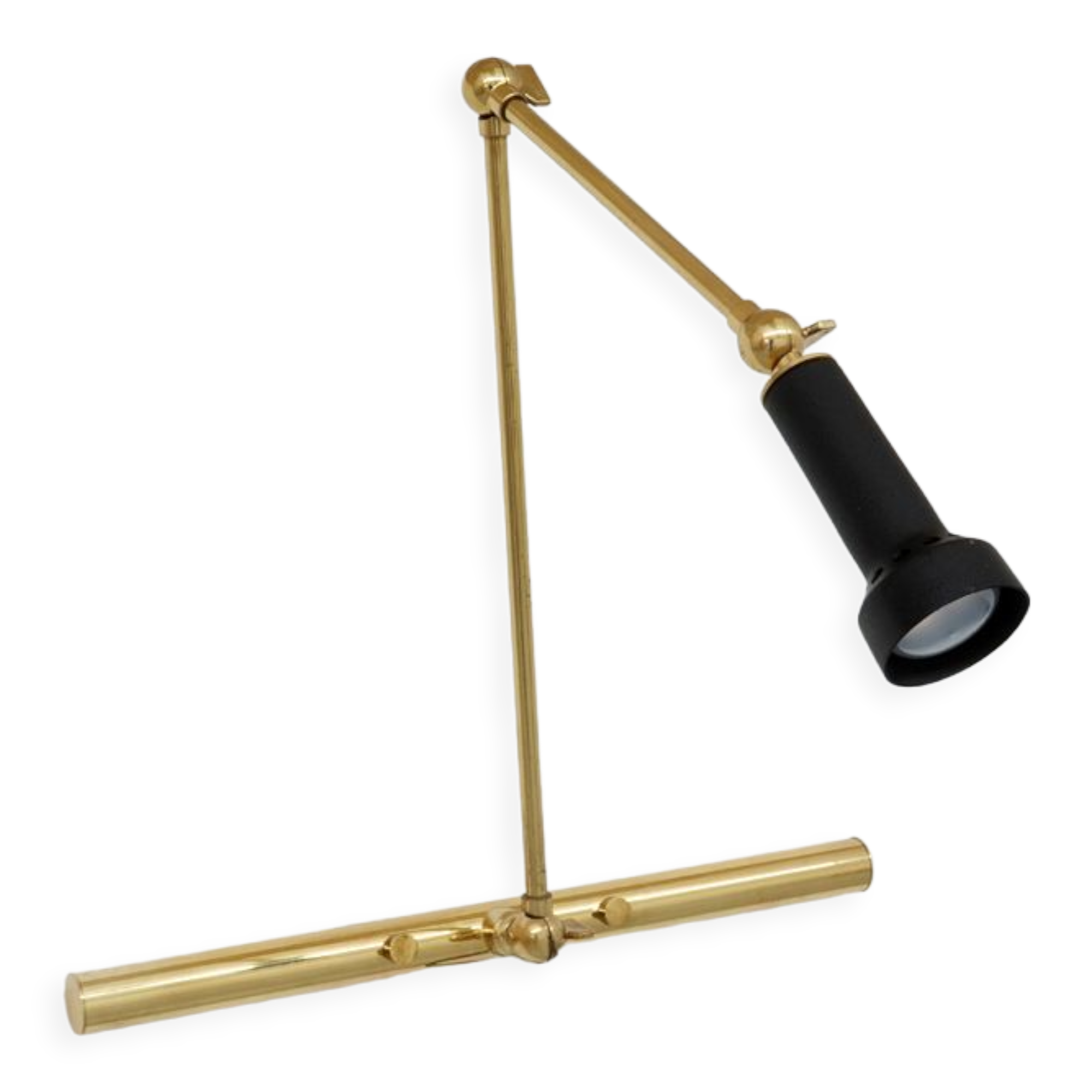 Arm wall lamp by Angelo Lelii for Arredoluce circa 1950