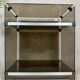 Vintage design hifi cabinet – smoked glass