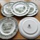 Set de 5 assiettes anglaises