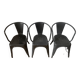 Lot de 3 fauteuils type TOLIX A56