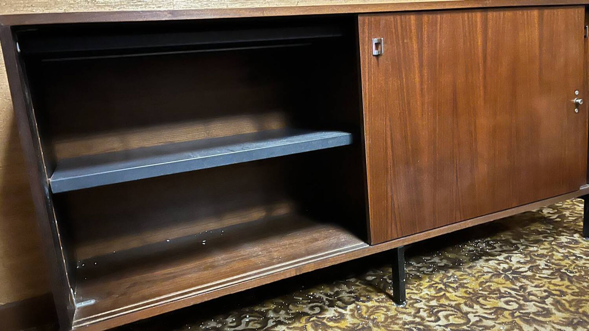 Vintage rosewood veneer sideboard 1980